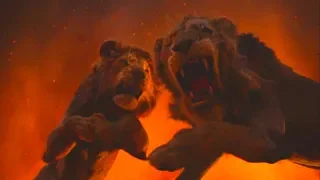 The Lion King 2019 Simba Fights With Scar