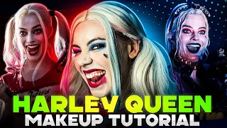 Harley Quinn makeup tutorial #cosplay #harleyquinn #joker