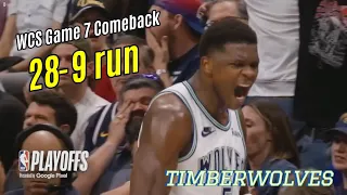 Moments that Matter: Historic Timberwolves 3Q Comeback to Beat Defending Champs in Game 7 & Make WCF