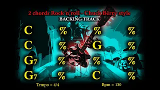 2chords Rock'n'roll (C) - Chuck Berry style backing track