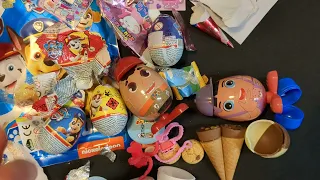 ASMR mystery surprise paw patrol Peppa pig surprise bag 😍 chocolate eggs