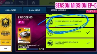 Asphalt 9 | Season Mission Episode 5 - PERFORM NO JUMP IN A SINGLE RACE WITH CLASS A CAR 1800 RANK