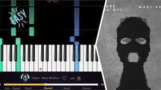 FUTURE-  MASK OFF || PIANO TUTORIAL (how to play this cover ?)