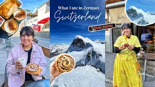 Exploring the Toblerone Mountain| Eating my way through Switzerland: Part 1- Zermatt!