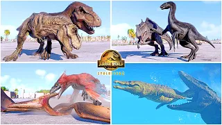 Some of The Most Favorite Dinosaur & Reptiles Animations Part 1 🦖 Jurassic World Evolution 2 - JWE