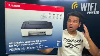 Best Printer for Home Use 🔥 Canon E477 Wifi Printer 🔥 Canon E477 Review 🔥 Best Printer Under 5000