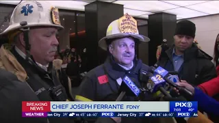 Newborn among 16 injured in UES high-rise fire