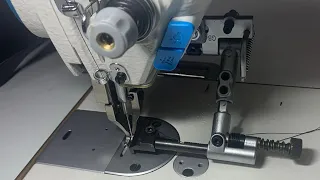Как установить на швейную машину ограничитель для ровного шитья