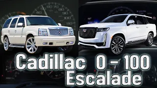 Cadillac Escalade (0-100 KM/H) (0-60 MPH) ACCELERATION BATTLE