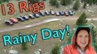 Rainy Day: Wyoming Jeepers Fan Trip - Woodchuck Pass – Game Creek Trail