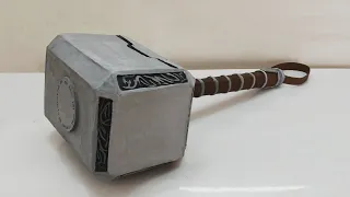 How To Make Thor's Hammer Mjolnir From Cardboard