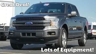 For Sale | 2018 Ford F-150 Lariat Sport | 4x4 - Heated and Cooled Seats | Review