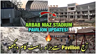 Pavilion Inside And Top View Of Arbab Niaz Cricket Stadium Peshawar | Peshawar Stadium Ep #126