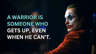 Be a warrior, not a worrier | Motivational quotes | Success quotes I #joker  #motivation