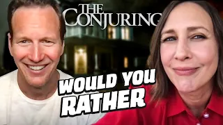 The Conjuring 3 Cast Plays WOULD YOU RATHER | Vera Farmiga, Patrick Wilson