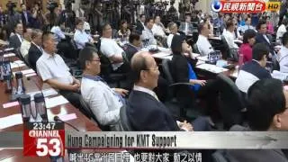 Deputy Legislative Speaker Hung Hsiu-chu appears before KMT Central Standing Committee