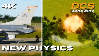 NEW REALISTIC PHYSICS IN DCS WORLD | 4K Realistic Graphics F-16C