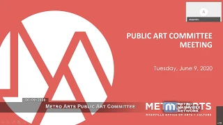 06/09/20 Metro Arts Public Art Committee