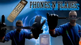 Old phones and Nasty knives in Burnley