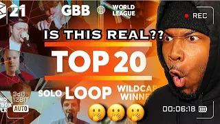 Top 20-6 LOOPSTATION (Solo) Wildcard Comp |GBB2 : WORLD LEAGUE| THIS CANT BE REAL!!| REACTION*