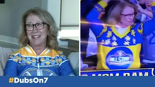 Warriors' Dance Cam Mom dancing through 2022 NBA Finals