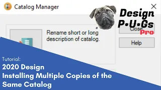 2020 Design Multi-catalog tutorial