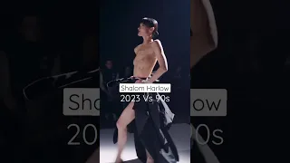 Shalom Harlow 2023 Vs 90S #shalomharlow #model #runway #fashionshow #shortfeed