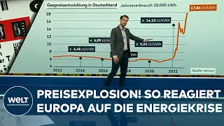 ENERGIEKRISE: So reagiert Europa auf die Kostenexplosion bei Gas und Strom