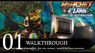 Ratchet & Clank: Tools of Destruction Walkthrough Part 1 (No Commentary/Full Game)