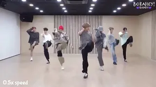 [MIRRORED/SLOWED] BTS(방탄소년단)-'DYNAMITE' Dance Tutorial (0.5x, 0.8x, 1.0 speed)