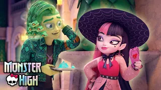 Draculaura hilft Deuce, Kandiszucker zu verkaufen! | Die neue Monster High Animationsserie