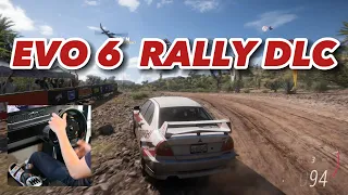 ANTI-LAG EVO 6 RALLY DLC - Forza Horizon 5 w/ Wheel + Shifter Gameplay