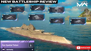 Modern Warships Pan Spatial Teton - New Battleship Review & Gameplay