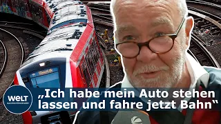 BAHN STATT AUTO: Trotz des Tankrabatts nutzen viele jetzt das 9-Euro-Ticket