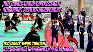 Iko uwais hadir diperesmian kampung Pesilat Jawa Barat, sambutan pesilat sangat meriah