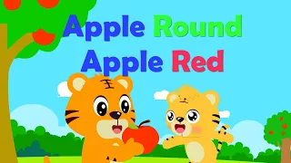 Apple Round Apple Red | Nursery Rhymes | Kids Songs - BabyTiger