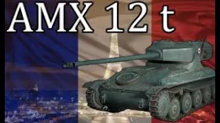 World of Tanks. Amx 12t берем три отметки. Часть №1.