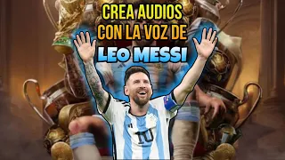 Como hacer la voz de Messi