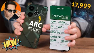 Tecno POVA 6 Pro 5G review - Arc interface vs Nothing Phone's glyph