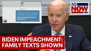 Biden Impeachment: Text messages presented as evidence at House hearing | LiveNOW from FOX