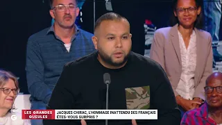 "Vous avez tout oublié ? Jacques Chirac, c’est Ouvéa, les grèves de 95, la réforme des retraites !!"