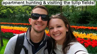 moving abroad part 3 - apartment hunting & tulip fields tour
