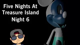 NOCHE 6 DE FIVE NIGHTS AT TREASURE ISLAND | NIGHT 6 | ENDING | EL FINAL | FNAF FAN GAME |