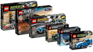 All LEGO Speed Champions Ford sets 2015 - 2022 Compilation/Collection Speed Build