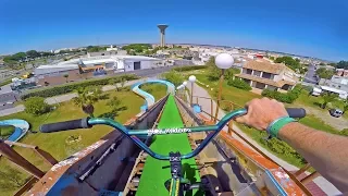 BMX RIDING AT INSANE ABANDONED WATERPARK FRANCE