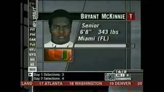 Vikings Select LT Bryant McKinnie (2002 NFL Draft)