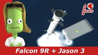 Falcon 9 Launch and Barge Landing! | Jason 3 | KNews #28