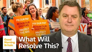 'Will Cause Maximum Distress' Pensions Sec Mel Stride: Junior Doctors Strike | Good Morning Britain