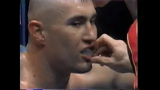 Jerome Lebanner Vs Masaaki Satake K1 WGP 95' Quarter Final part 2 ジェロム・レバナー対佐竹雅昭K1 95'クォーターファイナルパート2