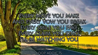 Every breath you take by The Police | 1 hour lyric video |